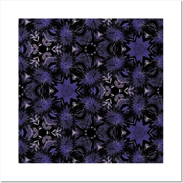 Purple Southwest Abstract Sunflowers Wall Art by Moon Art